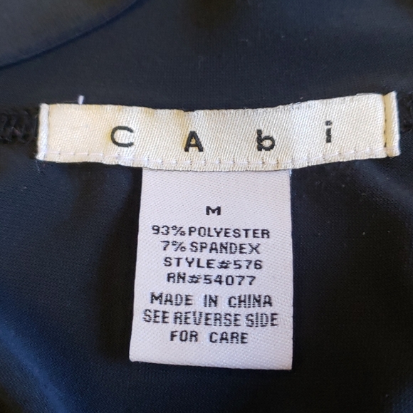Medium Cabi Black Hoodie with Mesh Inserts A84 - Picture 7 of 9